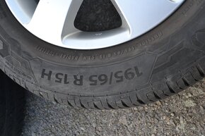 Alu kola Škoda Octavia II + letní pneu 195/65R15 - 5