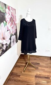 Malé černé hedvábné šaty Kookai ( Nové s visačkou ) - 5