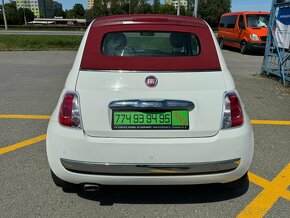 ► FIAT 500 C 1,2 LOUNGE  - 51 kW - TOP KM, TOP STAV ◄ - 5