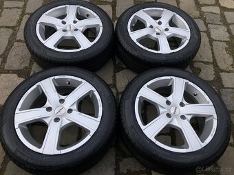 Alu kola FORD FOCUS I + FIESTA 7 nové letní FALKEN 195/55R16 - 5