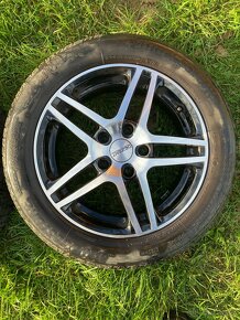 ALU disky Dezent 7jx16 5x114,3 ET40 + letní pneu Bridgestone - 5