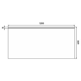 LED ZRCADLO 1200X600 podsvícené - 5