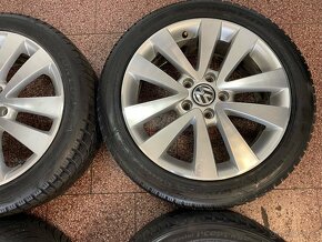 Originál Volkswagen ALU kola 5x112 r17 zimní pneu 6mm - 5