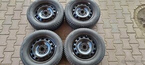 Plechové disky VW Troc 5x112 6x16 ET43 205/60r16 zimni - 5