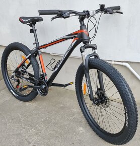 Horský FATbike 18 ALUMINIUM rám 27,5 kola Shimano převody - 5