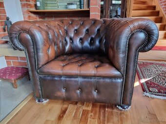 Kozena sedaci souprava Chesterfield 3+1+1 - 5