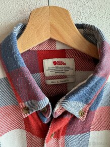 Fjällräven Övik Big Check Shirt LS | Deep Red - 5