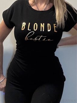 Tričko Blond bestie - M/L - 5