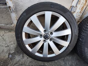 17"zimní alu sada Solo 5x112 origo Passat B6 B7 Touran Caddy - 5