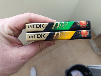 Prodám 2 ks audiokazet TDK D90, limitky - 5