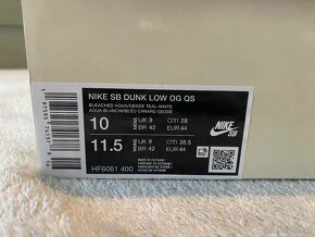 Nike SB Dunk Low Futura Laboratories Bleached Aqua - 5