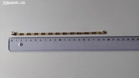 Zlatá souprava náhrdelníku s náramkem - 5