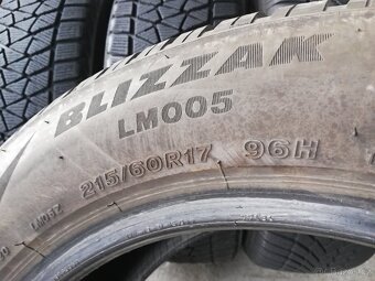 215/60 r17 zimní pneumatiky Bridgestone 7mm - 5