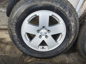 18"alu sada 5x127 origo Jeep Wrangler 255/70 Bridgestone - 5