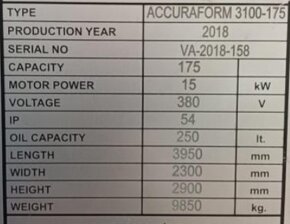 Lisy - ohraňovací ACCURAFORM 3100-175 - 5