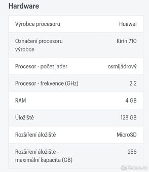 Mobilní telefon zn. "HONOR 8X" - málo používaný - 5