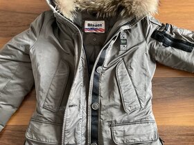 PÉŘOVÝ KABÁT ČI PARKA BLAUER - vel. S - 5