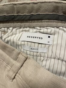 Pánské formální kalhoty - Reserved značkové - 5