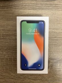 Prodám Apple iPhone X / iPhone 10, 256 GB, stříbrný - 5