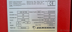 Generátor ZENESSIS ESE 165 TBI Nový stroj  - 5