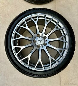 AMG Kovany Alu Kola Mercedes 20” C63 C63s Stribrne - 5