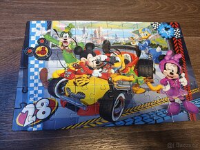 4x puzzle Mickey and Roadster racers - 5