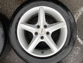 Alu kola R16 5x112 + pneu Continental 205/55R16 letní - 5