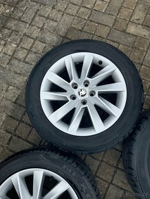 ORIGINÁL Alu Škoda STRATOS R17, 5x112 - TOP - 5