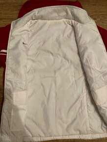 Červeno-bílá oboustranná bunda Nike (vel. 38/40) - 5