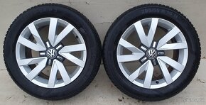 VW 16" 5x112, zimní Semperit 205/55R16 - 5