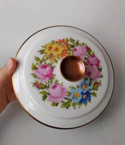 Starožitná porcelánová dóza od manufaktury Hutschenreuther - 5