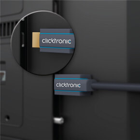 Clicktronic HDMI kabel s Ethernetem, zlacené , 20m NOVÝ - 5