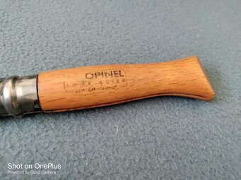 FRANCOUZKÝ NŮŽ OPINEL VIROBLOC LAME ACIER AU CARBONE  No.9 - 5