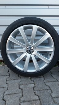 Alu kola 5x112 R19 vw r line letní pneu - 5