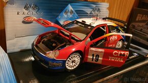 Citroen Xsara wrc 1:18 rally S.Loeb sotolina i asfalt - 5