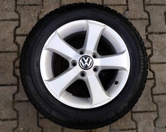 Alu kola originál Volkswagen Golf, Touran, Caddy 5x112 R15 - 5