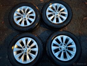 Alu kola 16" Škoda Castor 5x112 s pneu 215/60R16 - 5