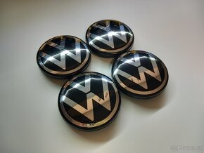 Středové krytky VW 65x56mm Nové logo - 5