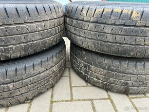 4x plechový disky VW 5x120 R16, zimní pneu 5 mm - 5