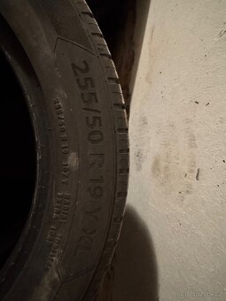 Prodám letní pneu 4 kusy 255/50 R19 Y XL - 5