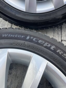 Zimní sada 205/55R16 ŠKODA 6,5x16 5x112 ET46 - 5