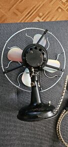 VENTILÁTOR ATAS, STARÝ MECHANICKY OTÁČECÍ FUNKČNÍ VĚTRÁK - 5