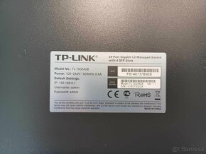 TP-Link TL-SG5428 L2 Managed Switch / 24x1G / 4x SFP - 5