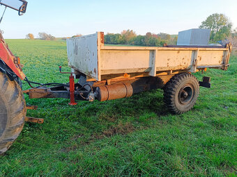 Sklápěcí přívěs traktor, bez SPZ, nosnost 5tun (dvoukolka ) - 5