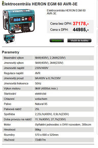 Elektrocentrála HERON EGM 60 AVR-3E - 5