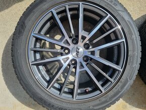 VW Passat B8,Disky AEZ Kaiman Dark R17 a zimní pneu Goodyear - 5