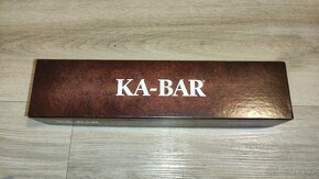 NŮŽ KA-BAR 1211 s koženým pouzdrem, NOVÝ, originál USA - 5