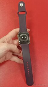 Apple Watch Series 7 45mm GPS + Cell nerez ocel - 5