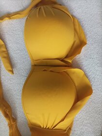 Nové horcicove žluté plavky bikiny z Malty - 5