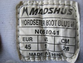 Boty na běžky MADSHUS Nordseter vel. 45, stélka 28,0cm - 5